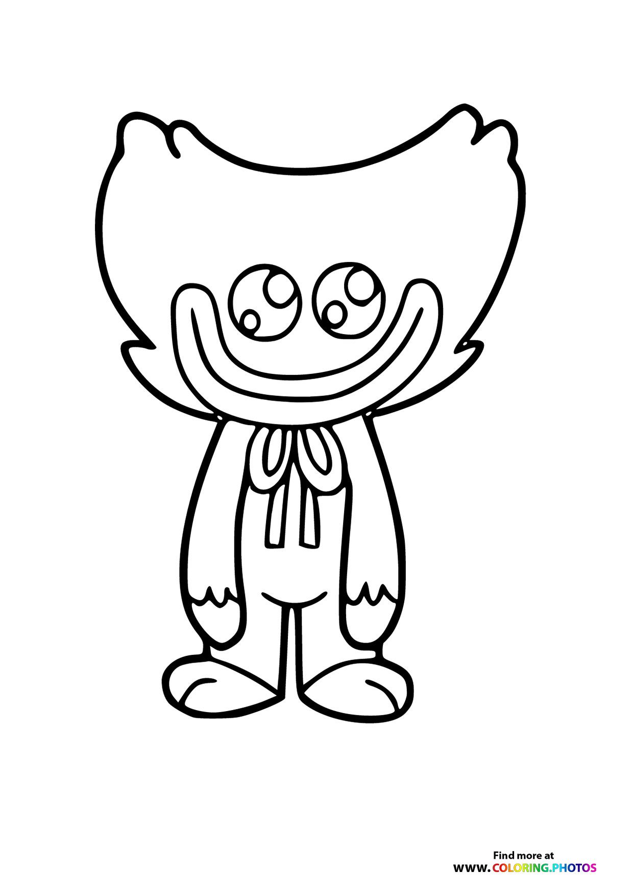Fun Colorin Page Huggy Wuggy Printable Coloring Pages | Walker Art