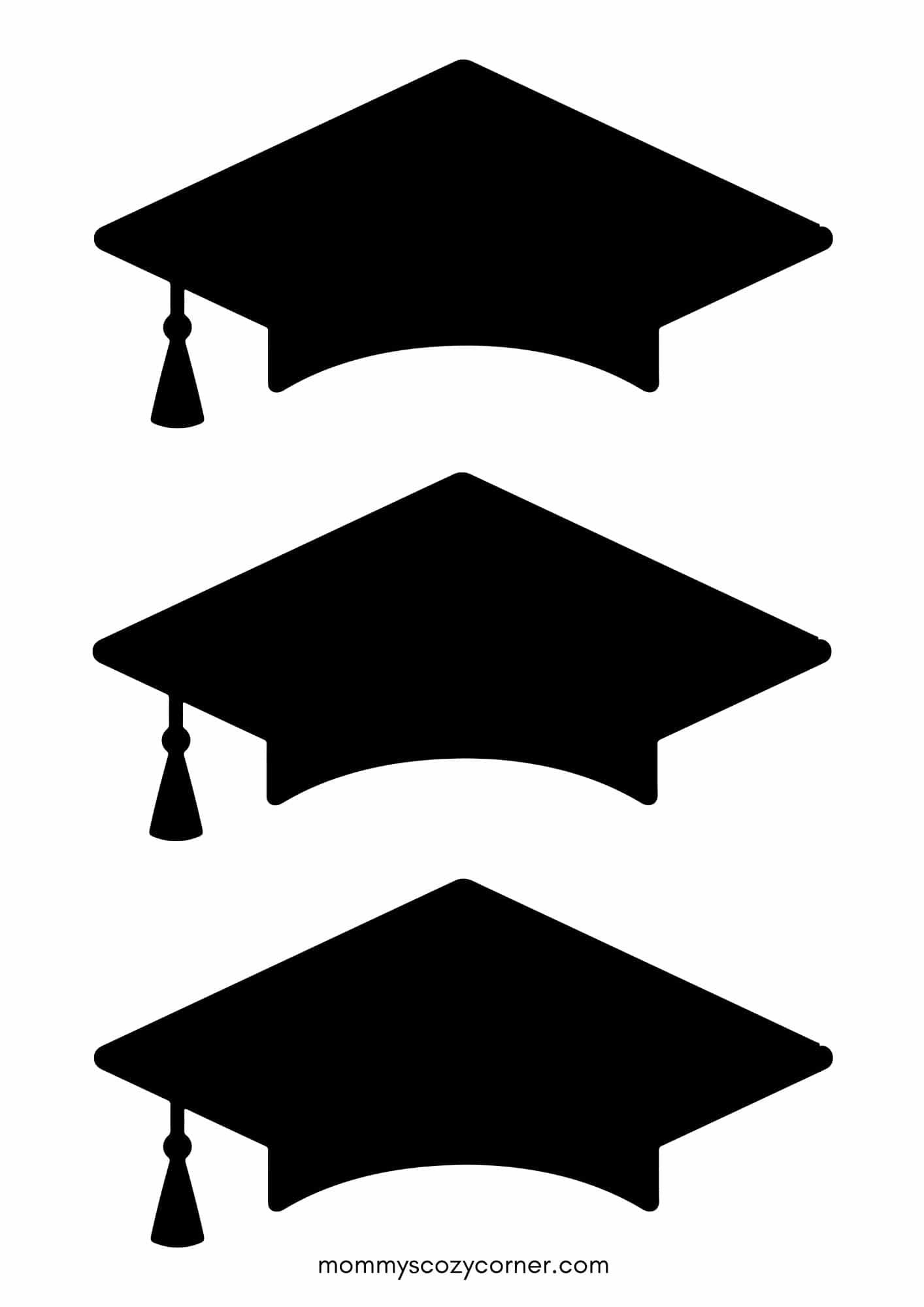 Graduation Cap Template Printable | Walker Art